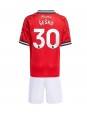 Manchester United Benjamin Sesko #30 Replika Hemmakläder Barn 2025-26 Kortärmad (+ byxor)